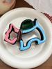 1Pcs Cute Dog Colorful Large Hair Claw Clip for Women Girl,3.5Inch Banana Clip for Thick Hair,Nonslip Hair Pins Hair Accessories