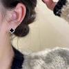 Classic Luxury Four-Leaf Clover Delicate Rhinestone Women's Earrings Netroots High-Level Sense Of Earrings
