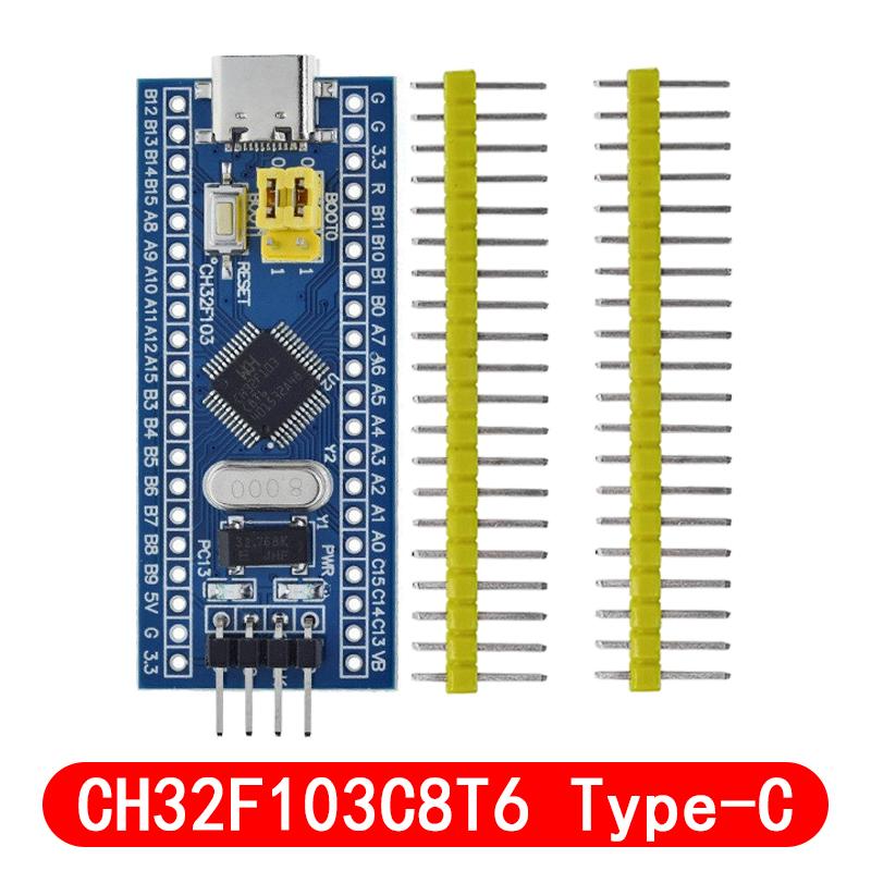 STM32F103C8T6 CH32F103C8T6 ARM STM32 Minimum System Development Board STM32F401 STM32F411 + ST-LINK V2 Download Programmer