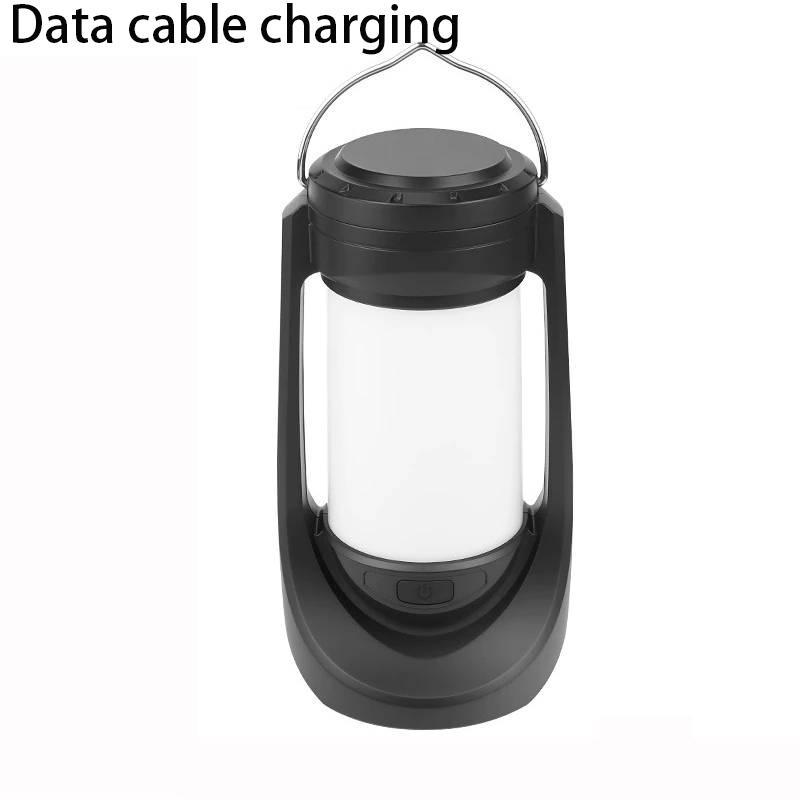 Solar Camping Light 6 Mode Emergency Lights Rechargeable Outdoor Waterproof Flashlight Lighting