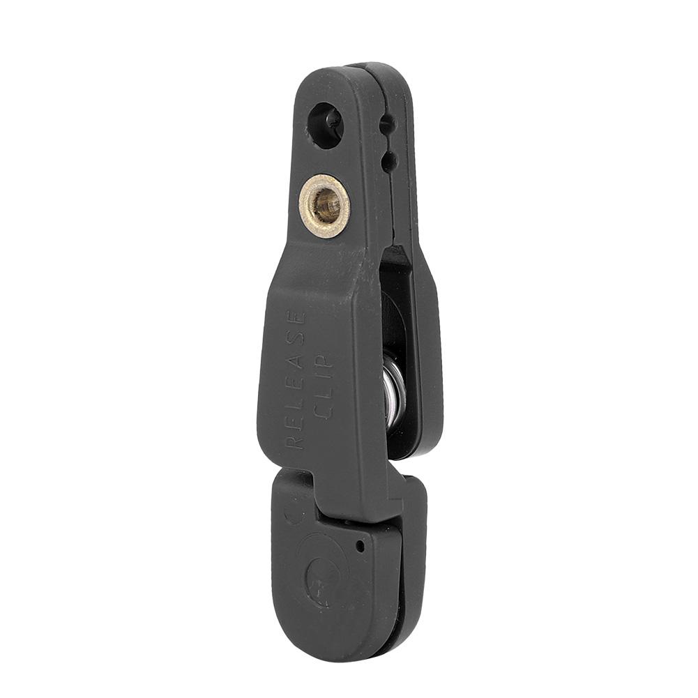Snap Release Clip for Weight Planer Board Outrigger Downrigger Power Grip (black)