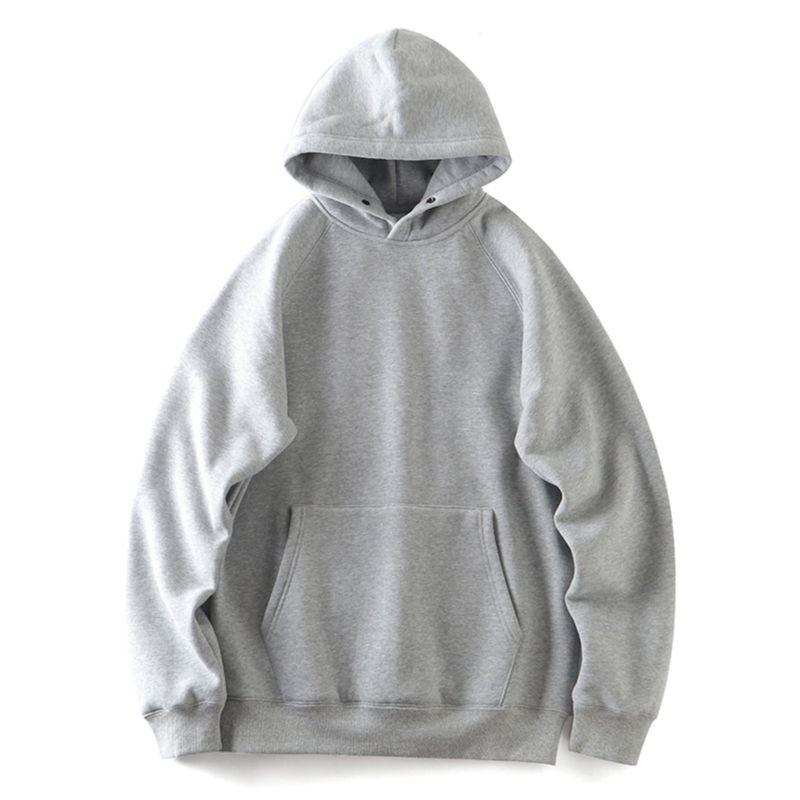Retro Schweres Raglan-Sweatshirt für Herren, Herbst- und Winterstil, Fleecegefüttert und Verdickt, Mit Kapuze, Exportqualität, Trendige Marke Freizeitjacke