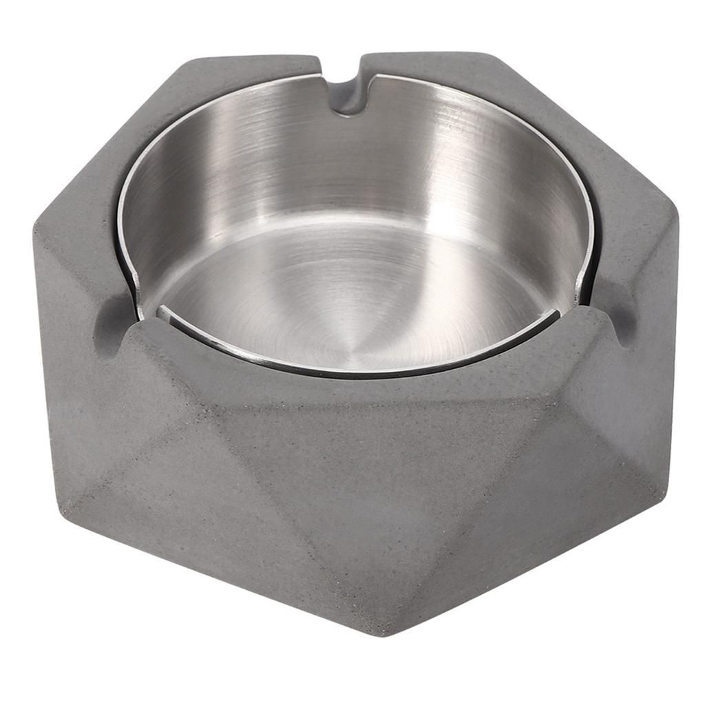 Nordic   Geometric Cement Ashtray Cigarette Ashes Tray Holder for Home Living Room