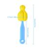 360 Degree Nipple Pacifier Brush Handheld Cup Glass Cleaner Baby Bottle Cleaner