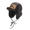 Retro Five Piece Color Blocked Velvet Warm Lei Feng Hat For Both Men And Women, Windproof And Casual Versatile Hat For Cycling