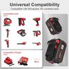 6.5Ah 18V Replacement for Milwaukee M-18 Battery 2/pk Blck