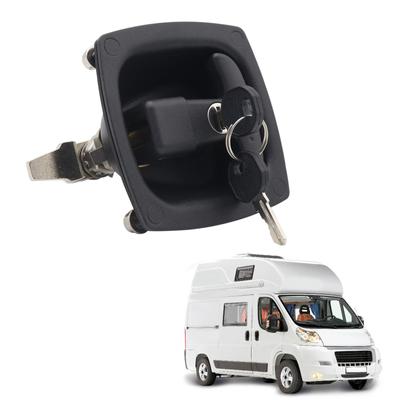 Loquet de verrouillage multifonctionnel de type T avec poignée pliable pour bateaux, camping-cars, camions, remorques, verrouillage sécurisé des portes d'armoires