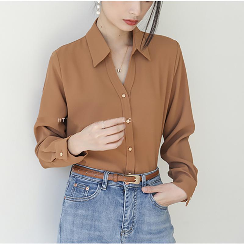 

Элегантно Дизайнерская Фиолетовая Весенняя Женская Ацетатная Рубашка - 2025 Французский Стиль Нишевый Топ XL