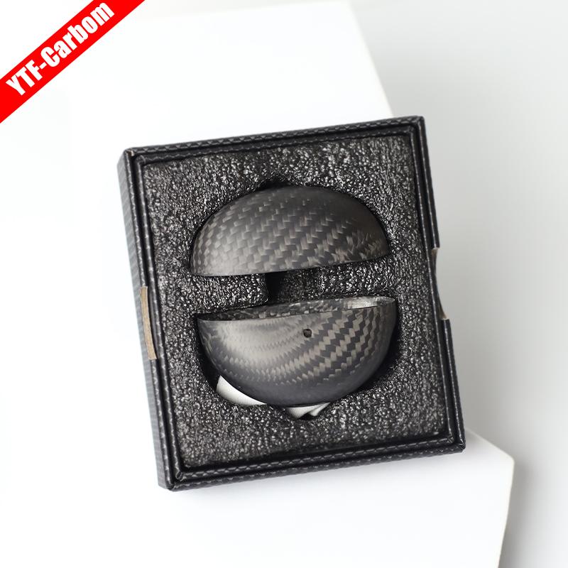 YTF-carbon Carbon Fiber case For AirPods3 Wireless Charging Bluetooth Headphone Skin Cover for FreeBuds Pro3 Thin and light Pro2