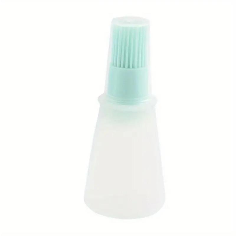 Silicone Oil Brush with Bottle Brush, Air Fryer Pancake Grill with Bottle Brush, Heat-resistant Oil Pan Baking, Barbecue Tools, Barbecue Accessories