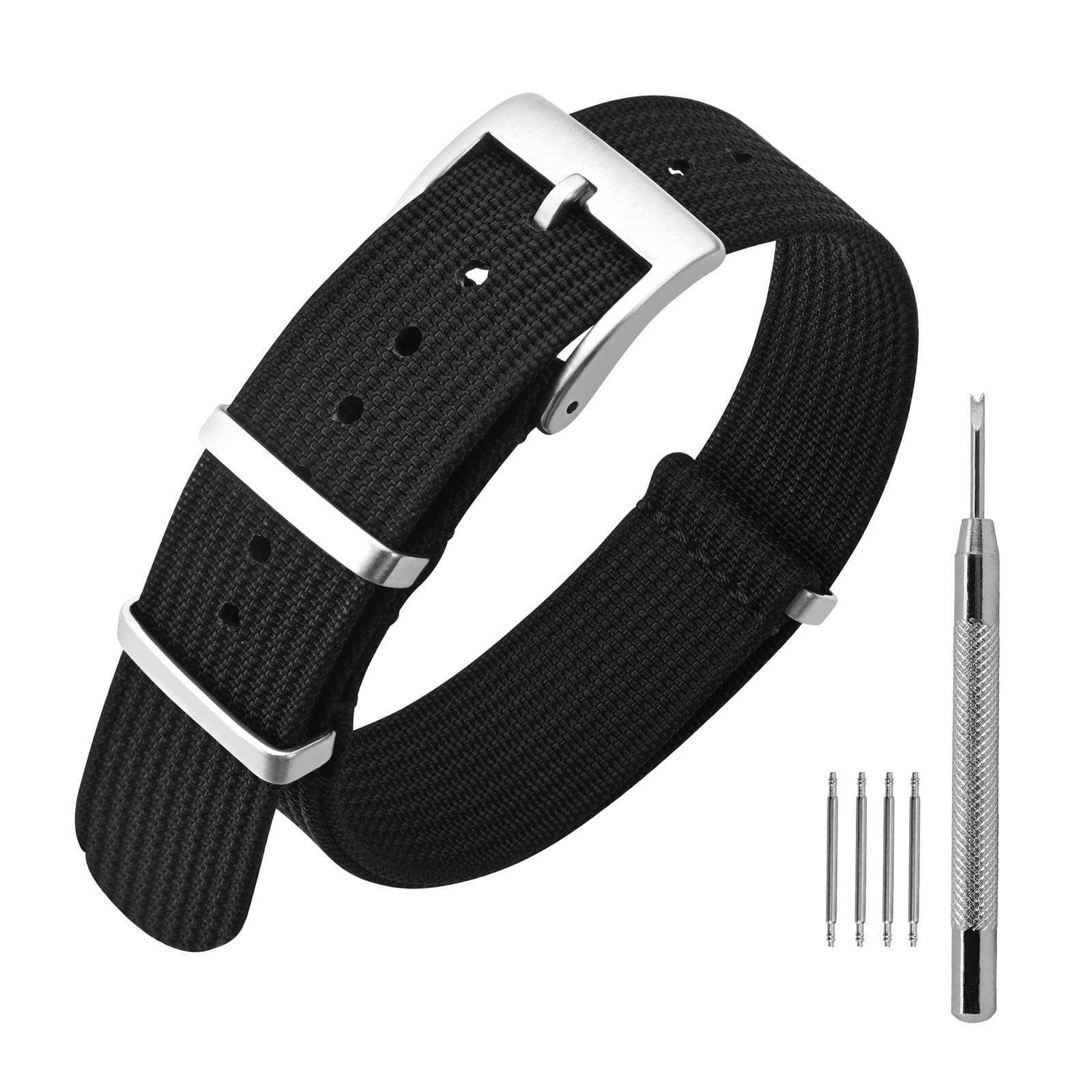 

ANNEFIT Belt, Nylon Watch Band, Military Watch Replacement Band, Nylon 17mm