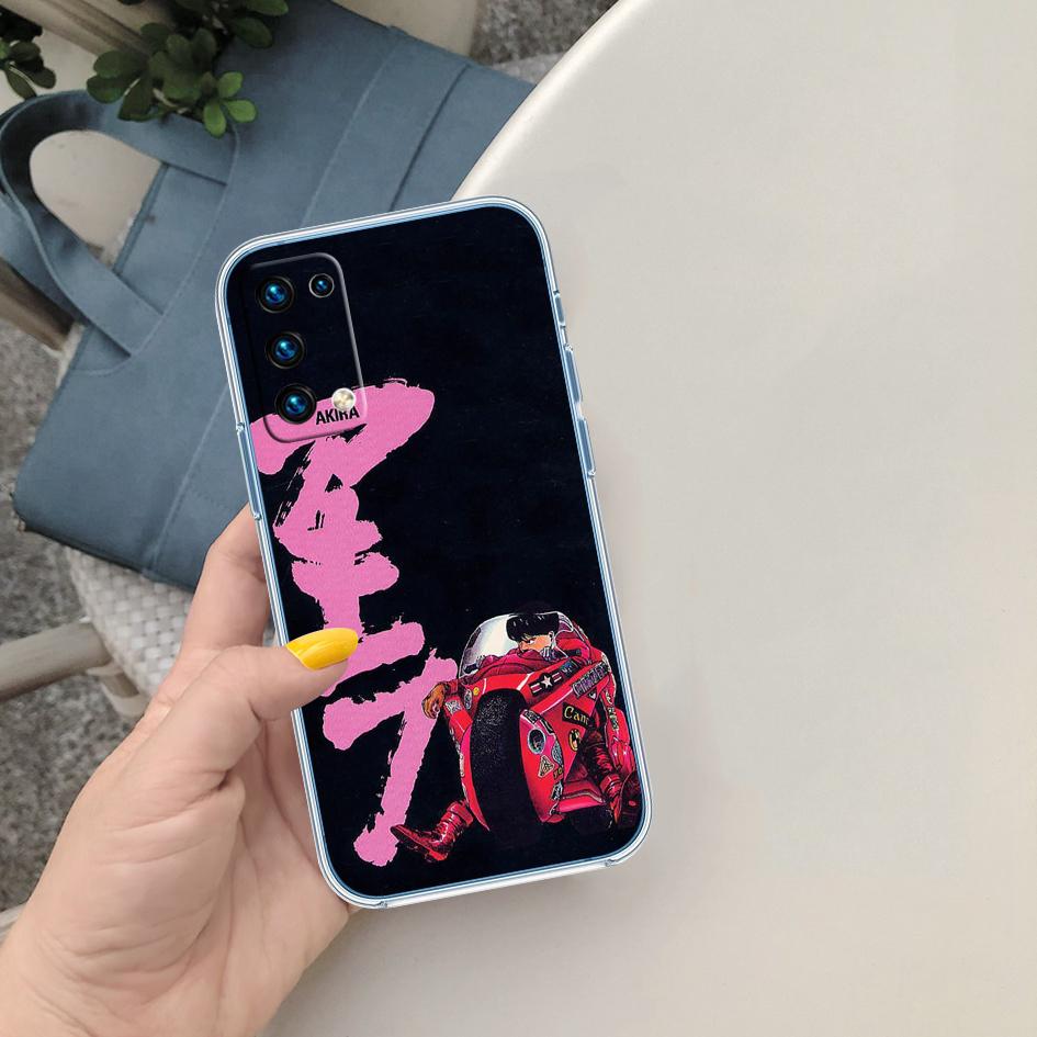 LO2 Akira Anime Weiche durchsichtige Handyhülle für Samsung Galaxy A04 A04S A14 A23 A34 A54 M23 M33 M52 M53