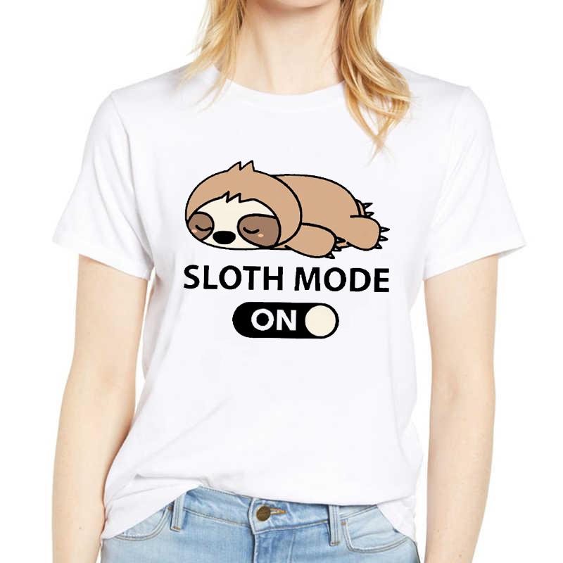 Women T Shirts Printing Graphic Fox Owl Summer Autumn Cute 90S Fashion Clothes Lady Tee Tops Female Kawaii T Shirt Women T-Shirt