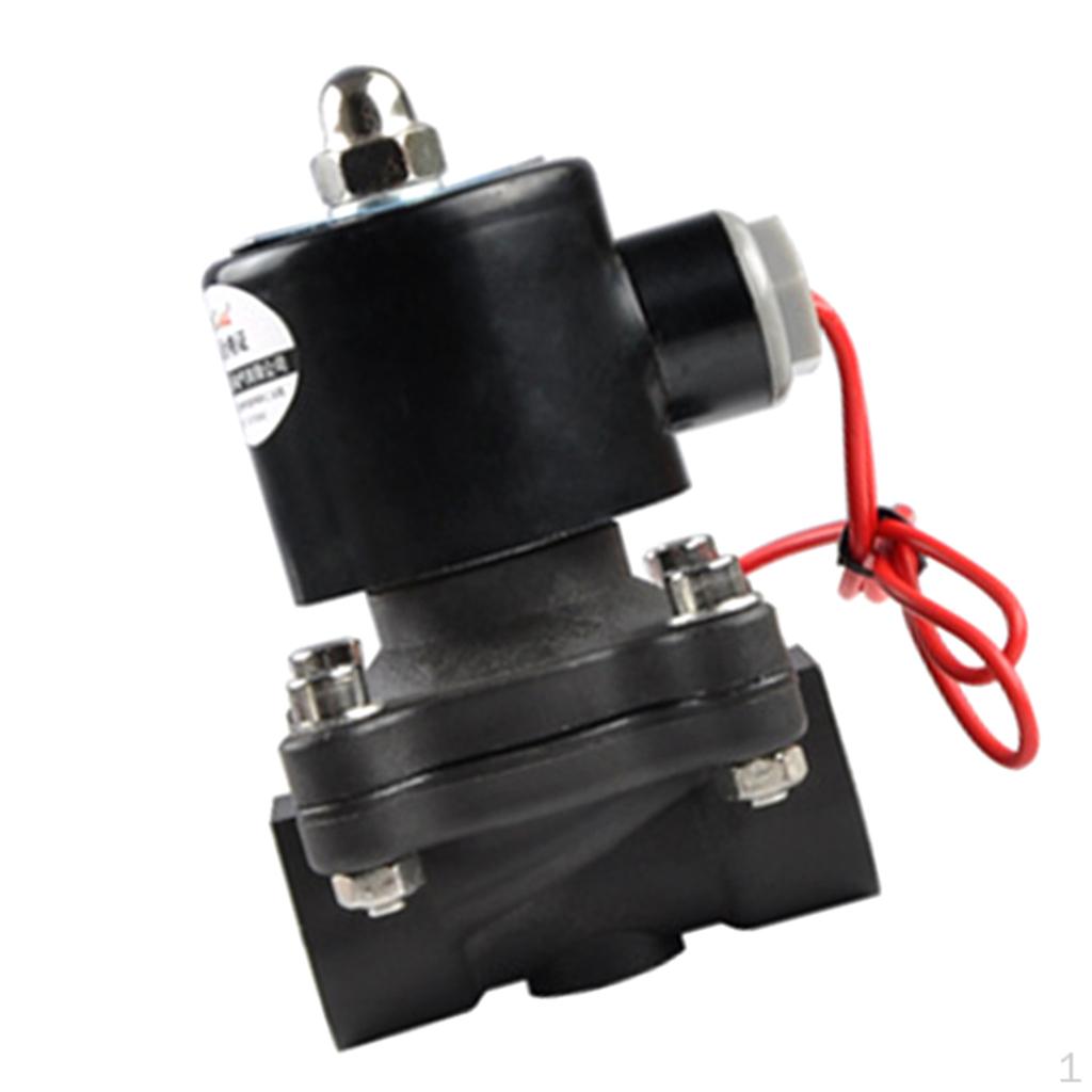 

1/4 1/2 1 Quick Connect Electric Solenoid Valve Normally Closed 12mm DC24V