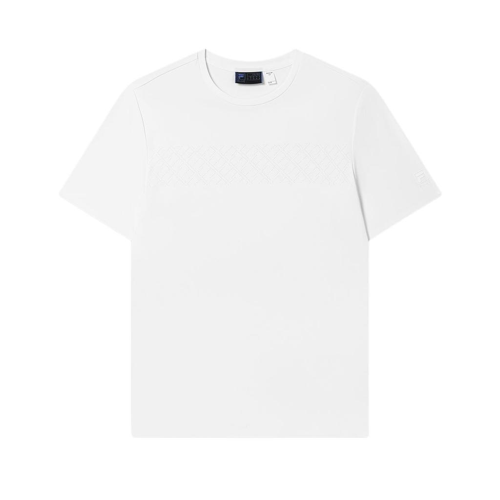 New FILA T Shirts Men's Standard White F11M532115F-WT