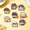 Kpop Cute Cartoon Idol & Animal Acrylic Brooch, Cartoon Character Pin Badge, Kpop ARMY Fans Backpack & Clothing Accessory