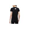 Nike Dri Fit T Shirts Women's Black Crew Neck Moderate DQ6372-010