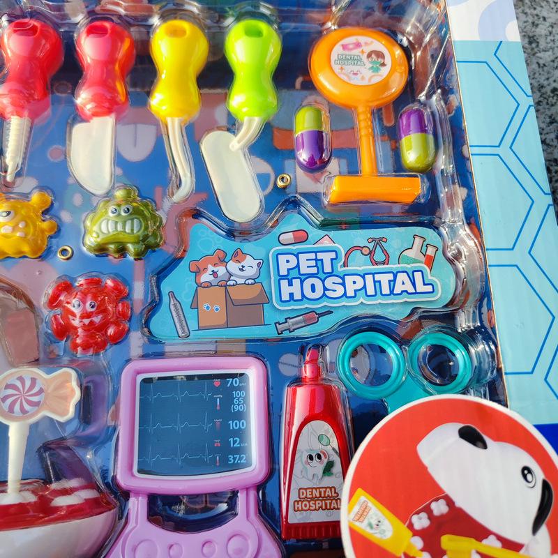 Pet Dentist Role-Playing Set for Kids - Toy Gift Box