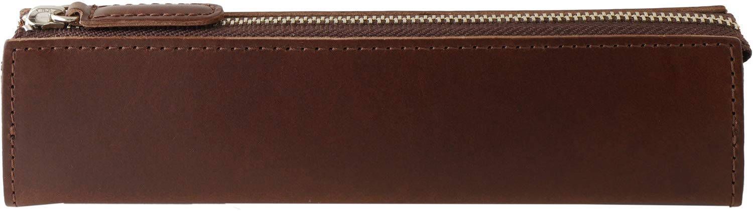 

Pen Case Italian Leather M Size BT Leather Dark Brown [Slip-On] INL-4005