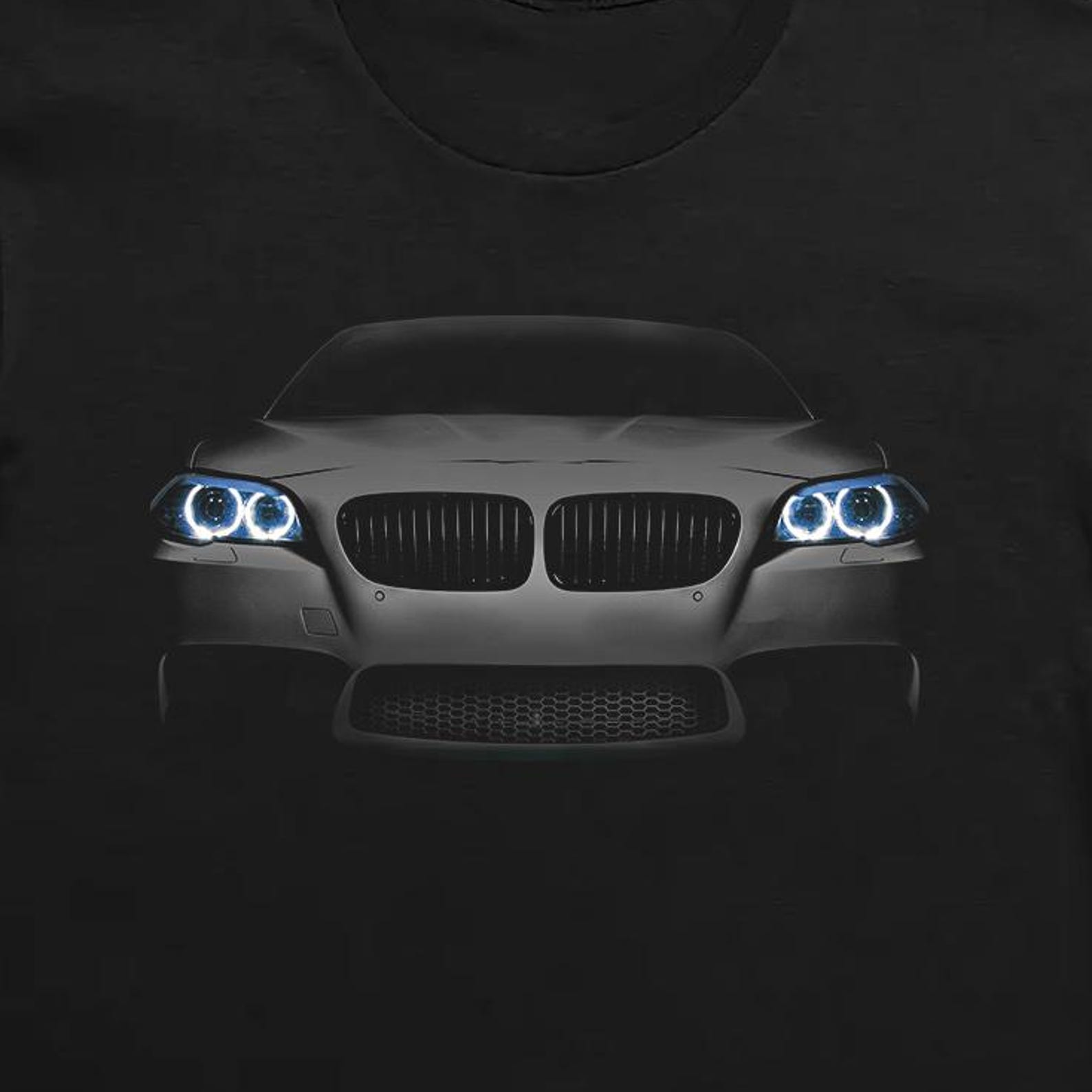 Beemer M5 F10 Black T-Shirt Bimmer 5er Angel Eyes German Power Gift 2XL