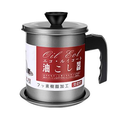 Residue Filter Oil Can Stainless Steel Large Capacity Kitchen Fat Storage Container for Cooking