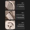 Stainless Steel Pour Over Coffee Filter Ultra Fine Mesh Space Saving Reusable Dripper for Office Staff Coffee Making