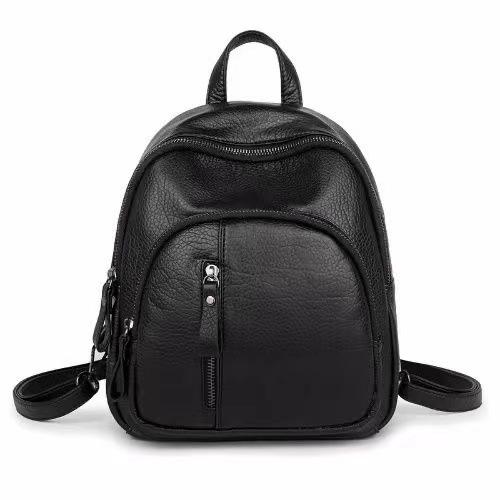 Women s backpack new Korean version fashion multi-functional breast bag women s bag versatile casual soft leather mini waterproof backpack