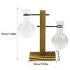 Clear Plant Propagation Stations Test Tube Hydroponic Rack with Stand Flower Planter Hydroponic Container Home Tabletop Decor