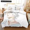 Fashion Anime A Certain Scientific Accelerator Bedding Set Single Twin Full Queen King Size Bed Set Adult Boy Bedroom Duvetcover