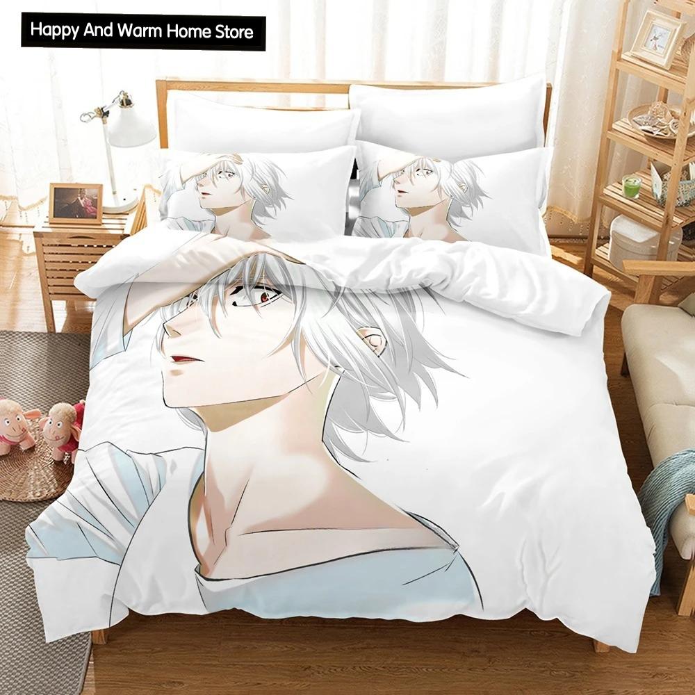 Fashion Anime A Certain Scientific Accelerator Bedding Set Single Twin Full Queen King Size Bed Set Adult Boy Bedroom Duvetcover
