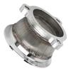 Turbo Adapter Flange 3 Bolt T3 To 3in V Band Strong Sealing Fit For GT2560R GT28 GT28R GT28RS GT2860RS GT2871R