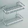 Bathroom Shelf Organizer 30CM Shower Storage Rack Gray Wall Mounted Space Aluminum Toilet Shampoo Holder Shelves Accessories