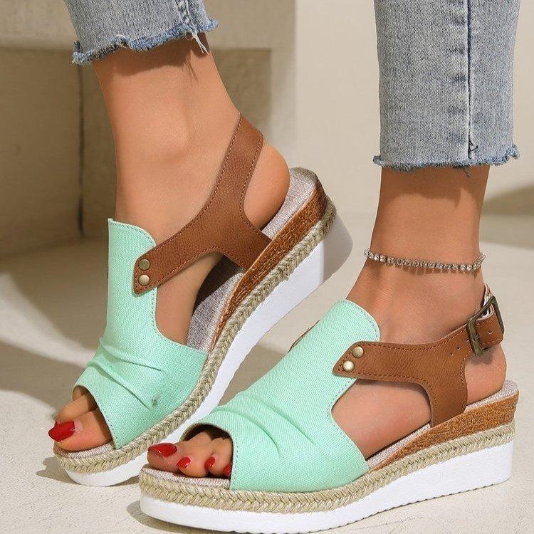 Fashion Women Wedges Sandals New Summer Lightweight Shoes for Women Platform Casual Sandals Women Beach Luxury Designer Sandals