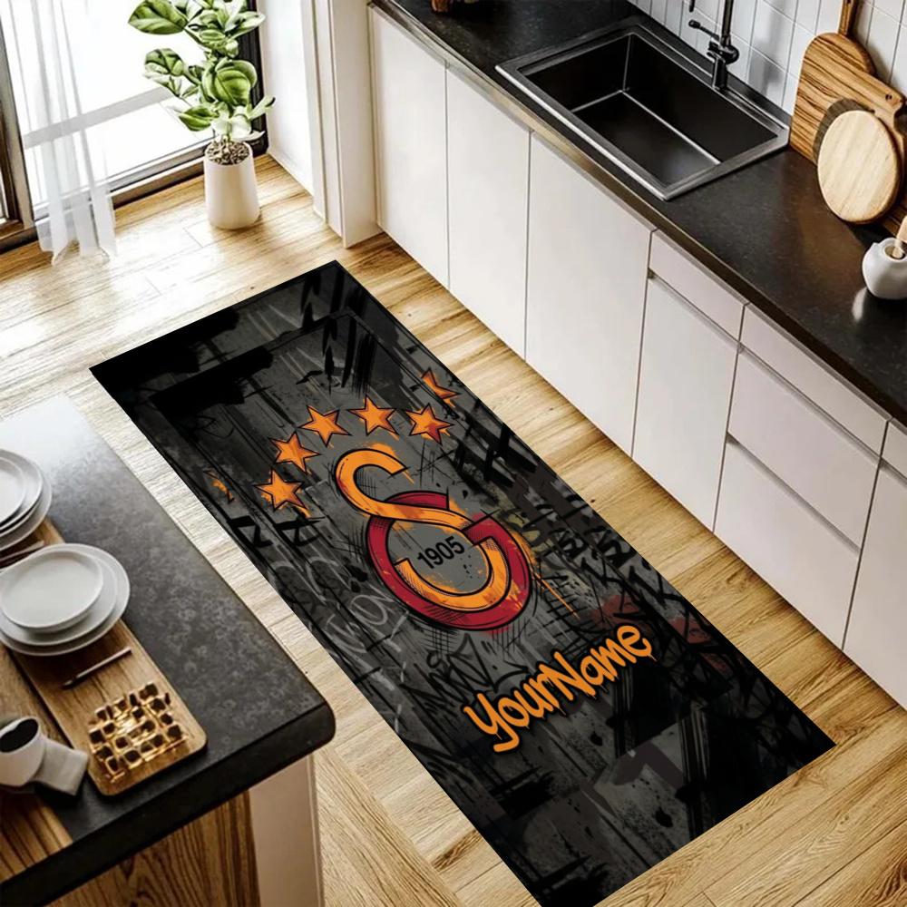 Galatasaray Customize Your Name Kitchen Rug Runner Rug Laundry Mat Hallway Entryway The Best Gift Choice