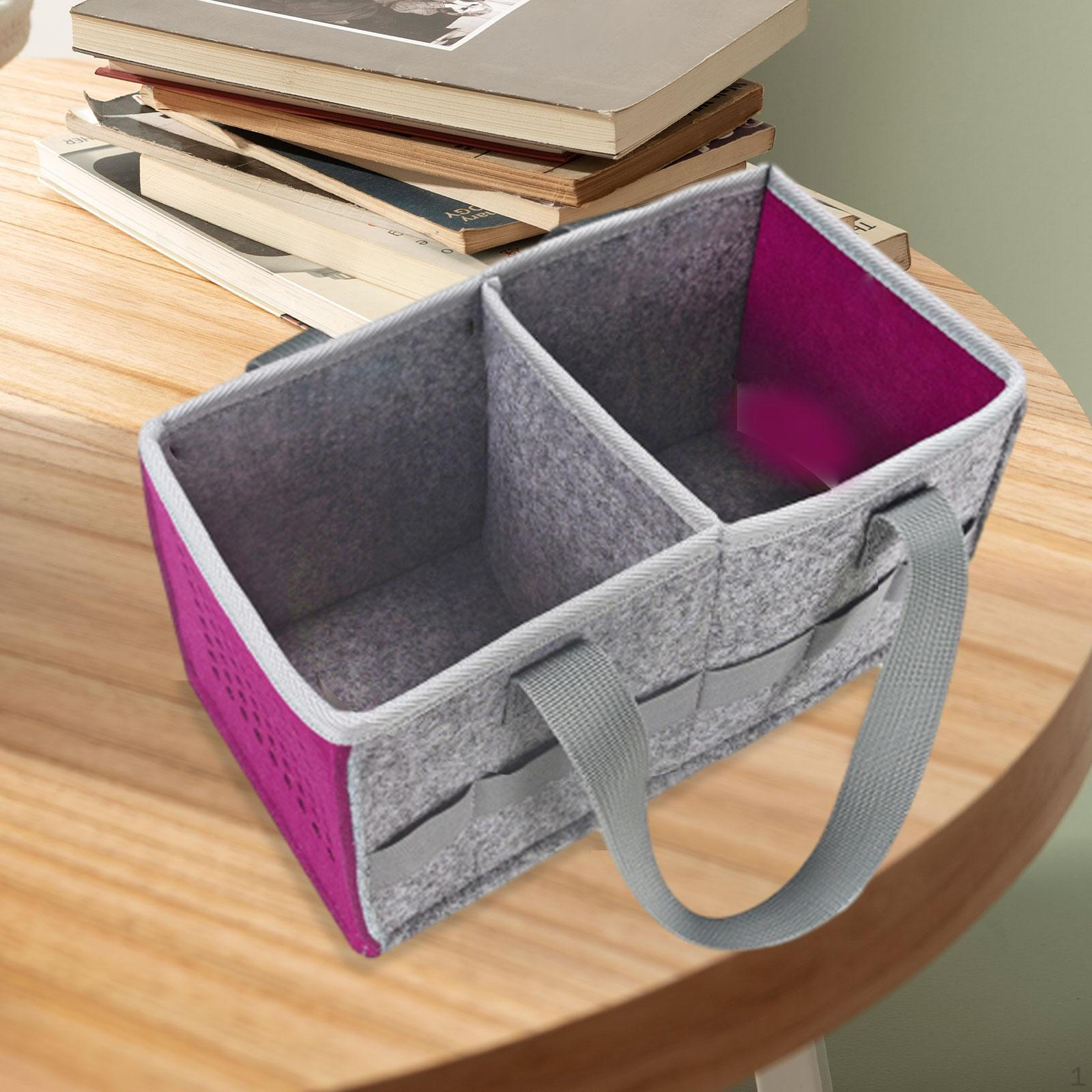 

Сумка для хранения стартового набора аудиоплеера Многофункциональный фетровый органайзер фиолетовый