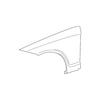 Aluminum Mudguard for Mercedes-Benz CLS 