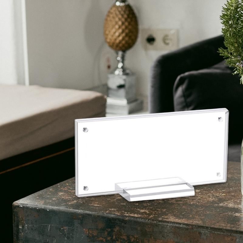 Clear Acrylics Bill Holder, Paper Money Protector Clear Acrylic Display Case for Display Currency Dollar Bill Ticket