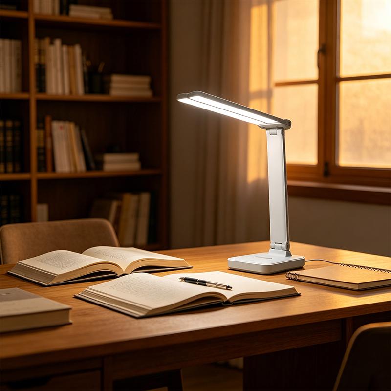Lamp Rechargeable Multifunctional USB Desk Lamp Touch Dimmable 3 Levels Foldable Rechargeable Eye Light for Bedroom Desk Bedside