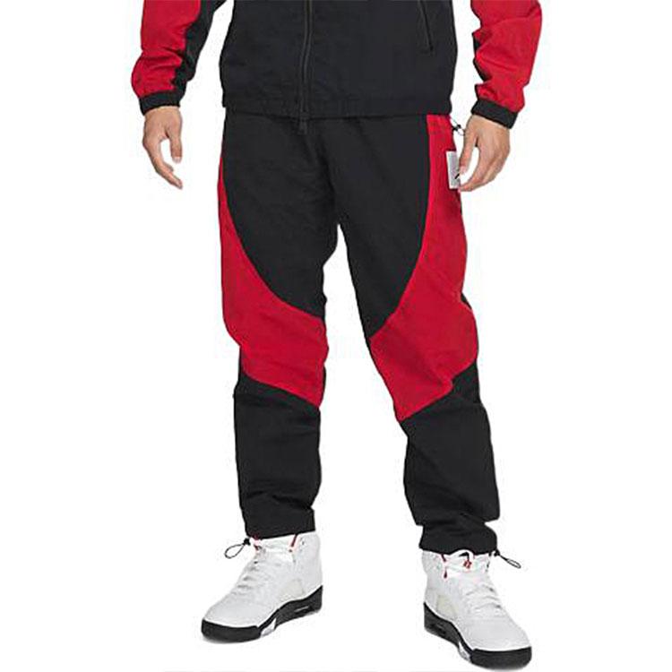 Jordan Woven Drawstring Sports Pants Men Bottoms Black CV3175-010