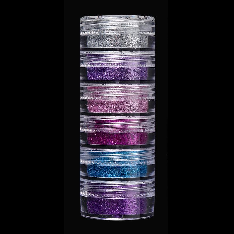 6 Colors Glitter For Epoxy Resin Filling Laser Gold Silver Fine Powder Loose Sequins Silicone Mold Tumbler Art DIY Crafts