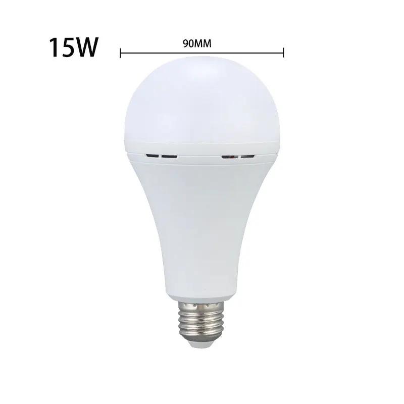 LED Rechargeable Light Bulb9w 15w 85-265V Emergency Bulb Portable Hanging Camping Lamp for Tent Home Power Failure Porch