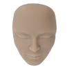 3D Makeup Practice Face Board Realistic Reusable Silicone Cosmetic Mannequin Face with 7PCS Brush