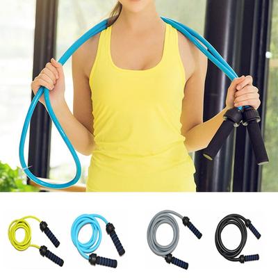 Exercise Adjustable Length Weighted Jump Rope Reusable Foam Handles Heavy Skipping Rope Portable Durable Athletic Rope Women