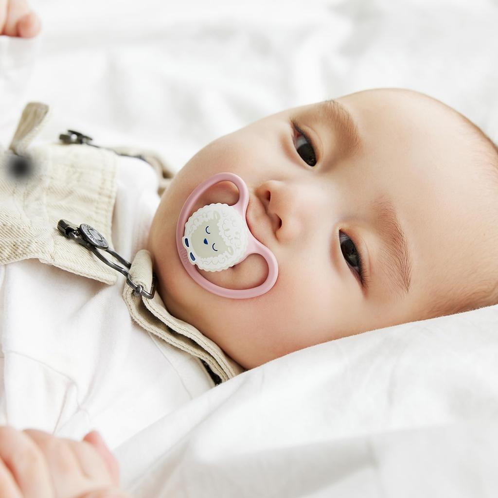 NUK Space Knight Sheep Pacifier for Babies Includes Disinfectant Perfect for Nighttime Perfect for Preparing for Newborns 0-6 Months, Rash-Resistant