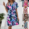 Women's Clothing, Summer New Styles, Fashionable Colors, Flowers, Prints, Cardigans, Short Sleeves, Lining Skirts