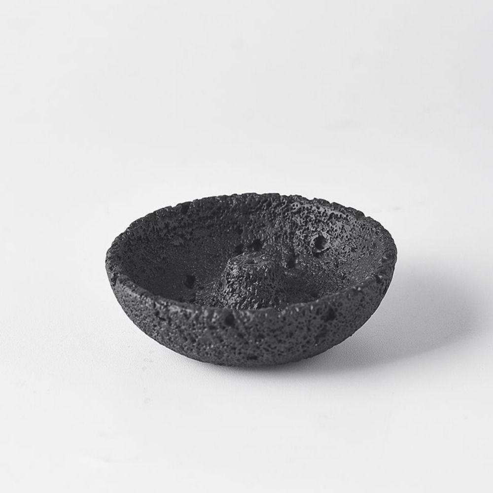 Cement Cement Incense Burner Concrete Texture Plug in Incense Stick Stand Planetary Style Multi-functional