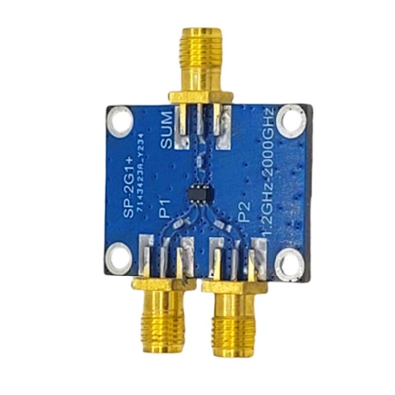 Wideband Radio Splitter Combiner 1.2-2GHz with 20dB Isolation and 1.3 1 VSWR for Satellite Navigation