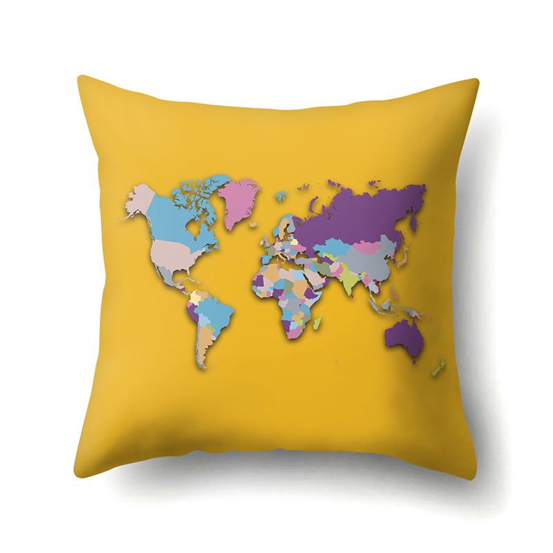Polyester Pillowcase Automobile Decoration Home Printed Pillowcase
