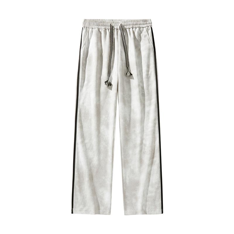 

Весенне-осенние новые грязные брюки мужские спортивные брюки свободные прямые мальчиковые широкие повседневные брюки мужская одежда 4XL