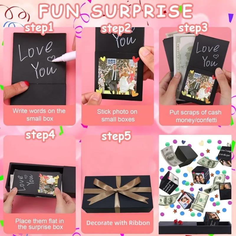 Valentine's Day Bouncing Box DIY Bouncing Money Cash Box For Christmas Festive Supplies For Classroom Favor Exchanges Family